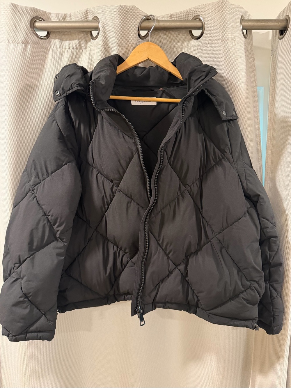 Calvin Klein Black Quilted Down Puffer Jacket
